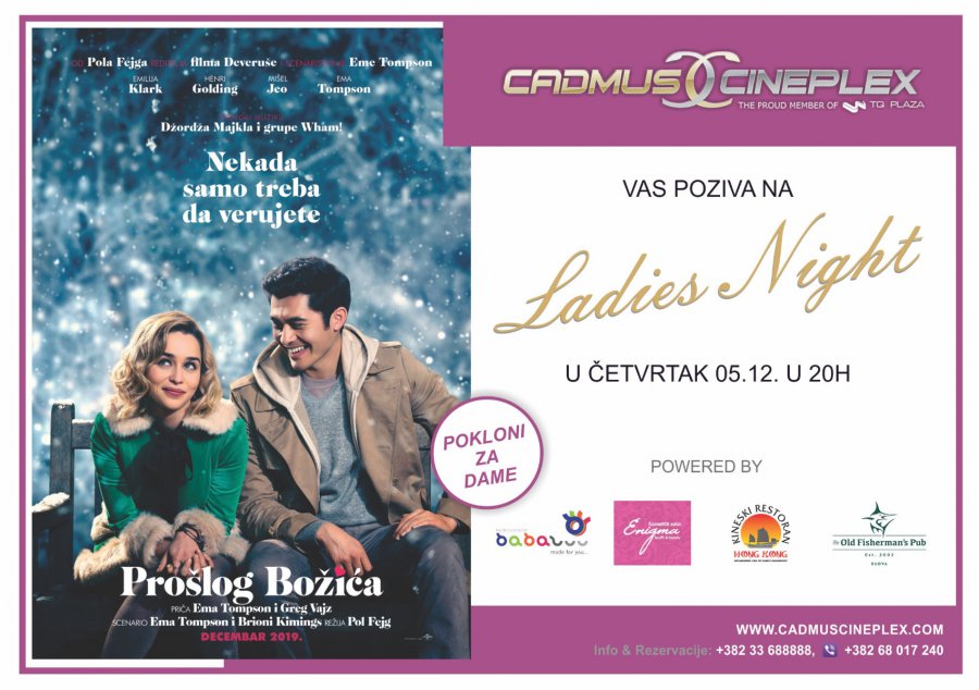 Ladies Night 05.12. uz film Prošlog Božića